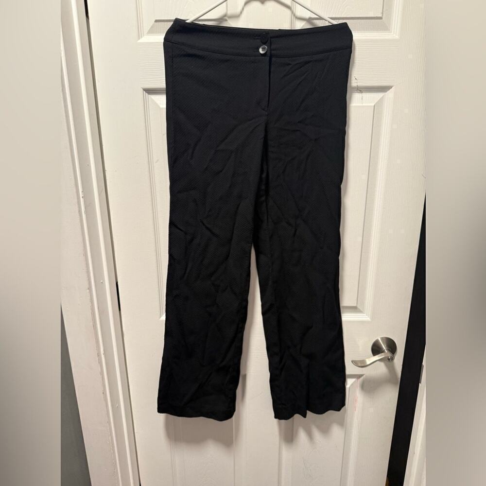 Armani Collezioni Black Dress Pants Women’s 10 Textured